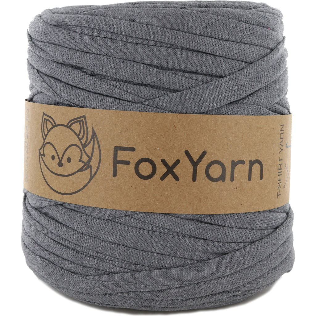 T-Shirt Yarn Virgin - MEDIUM GREY – The Fox Yarn Company
