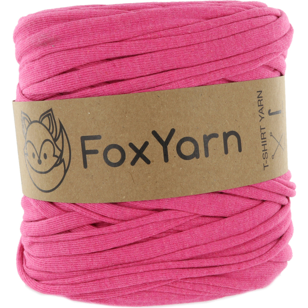 T-Shirt Yarn Virgin - PINK – The Fox Yarn Company