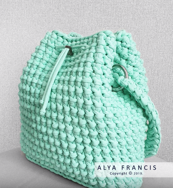 Tutorial Crochet BAG - TORBA T-shirt Yarn