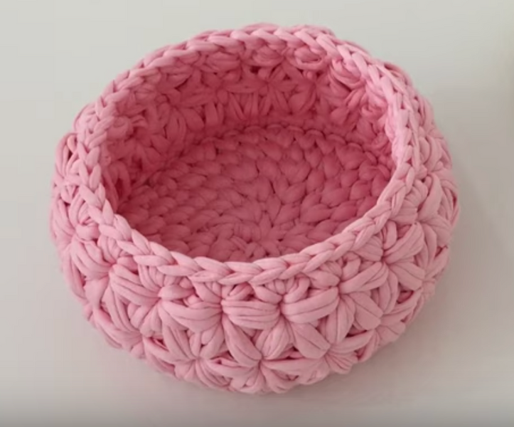 Flower Pattern Basket
